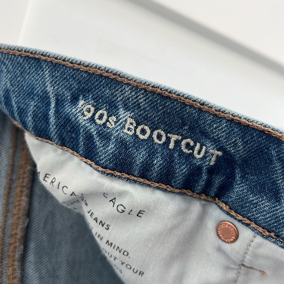 American Eagle Women’s Jeans 90’s Bootcut Size 6 Long - Picture 6 of 7